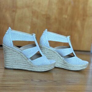 NEVER WORN - Brand New Michael Kors Berkley Mid Wedge Sandals